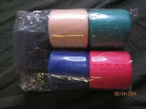 5 rolls of foam support pre-wrap...