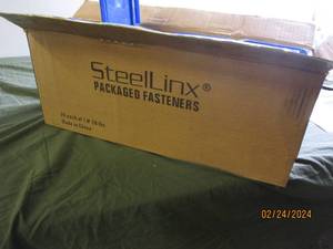 case of steel linx #6x2 inch phillips bugle head fine thread black phosphate sharp point screws 20 boxes per case for drywall construction