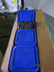 case of steel linx #6x2 inch phillips bugle head fine thread black phosphate sharp point screws 20 boxes per case for drywall construction