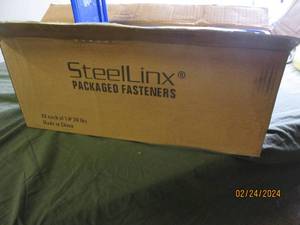 case of steel linx #6x2 inch phillips bugle head fine thread black phosphate sharp point screws 20 boxes per case for drywall construction