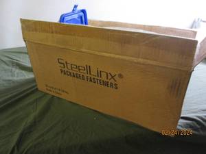 case of steel linx #6x2 inch phillips bugle head fine thread black phosphate sharp point screws 20 boxes per case for drywall construction