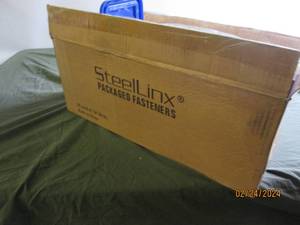 case of steel linx #6x2 inch phillips bugle head fine thread black phosphate sharp point screws 20 boxes per case for drywall construction