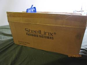 case of steel linx #6x2 inch phillips bugle head fine thread black phosphate sharp point screws 20 boxes per case for drywall construction