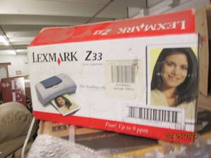 lexmark z33 color jet printer...