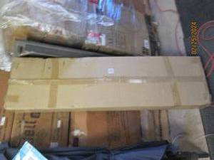 sauders red cabinet open box...
