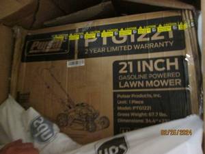 pulsar 21 inch gas lawnmower open box as is