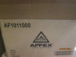 affex plastic knives 1000 pcs...