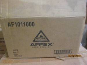 affex plastic knives 1000 pcs...