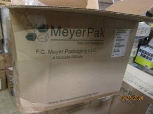 case of 200 kraft take out packaging