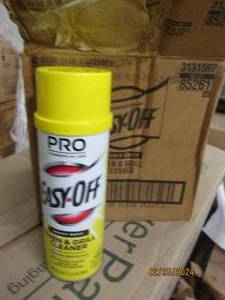 case of 6 cans of pro commercial easy off oven and grill cleaner 1lb 8 oz cans