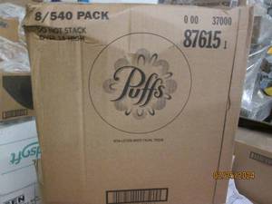 case of puffs white facial tisue 8 540 packs