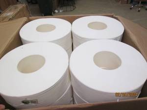 case of gen jumbo roll tissues 12 rolls per case