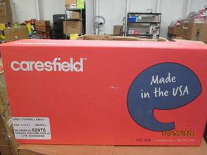 case of careesfield direct thermal labels 3 12 x 1inch 1380 per roll 8 rolls
