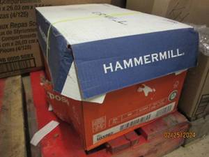 case of hammermill 20# 8.5 inch x 11 inch paper