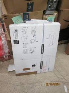 bankers boxes and a calander