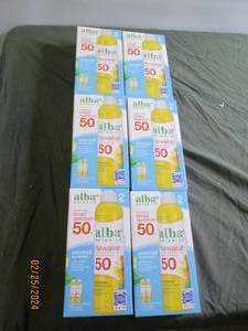 6 boxes of 2 alba hawaiian coconut sunscreen