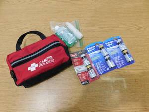 lot 19 image: lot of Three Packs Water Purificatin Tablets.