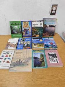 lot 28 image: Boundry Water books, Canoeing and camping books.