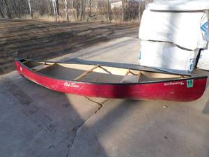 lot 2 image: 2003 12ft. Old Town Fiberglass Canoe