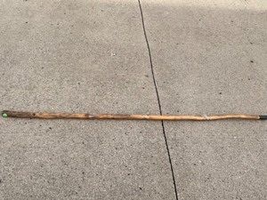 lot 1375 image: pair of wooden walking sticks