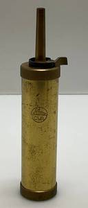 lot 7 image: Vintage CVA Brass Range Model Flask