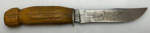lot 105 image: 1930s Remington Dupont RH 73 Knife With Blonde Stag Handle