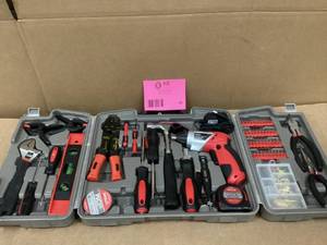 Apollo Home Tool Kit with 3.6-Volt Li-Ion Cordless Screwdriver,(161-Pieces)    Customer Returns See Pictures