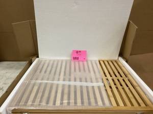 VEIKOUS Bamboo Laundry Hamper with Lid Customer Returns See Pictures