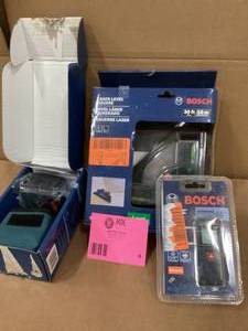 Lot of Bosch Tools Various Models and Conditions   Customer Returns See Pictures