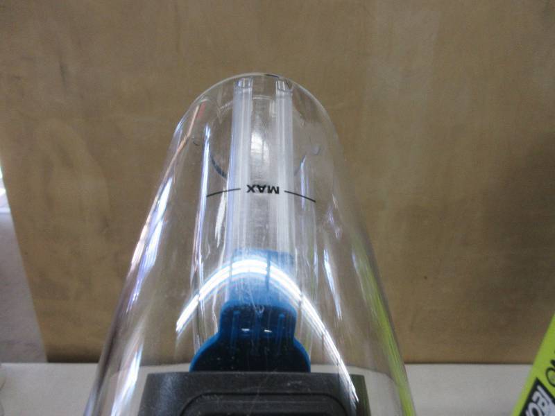 lot 306 image: Pacroban ONE 18V Cordless WetDry Hand Vacuum (Tool Only) USED   SCRATCHED UP ON PLASTIC. (SEE PICTURES FOR DETAILS)