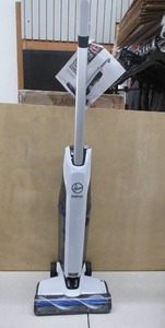 lot 600 image: Hoover ONEPWR Evolve Pet Cordless Small Upright Vacuum Cleaner, Lightweight Stick Vac, For Carpet and Hard Floor, BH53420V, White  SLIGHTLY USED, TESTED, WORKS MISSING ATTACHMENT, CHARGER, BATTERY