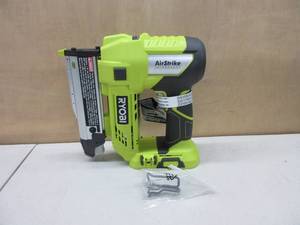 lot 603 image: Ryobi 18-Volt ONE Lithium-Ion Cordless AirStrike 23-Gauge 1-38 inch Headless Pin Nailer (Tool Only) NO PINS