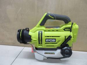 lot 614 image: ONE 18V Cordless Electrostatic 0.5 Gal. Sprayer (Tool Only) USED, TESTED, WORKS MISSING WRIST STRAP