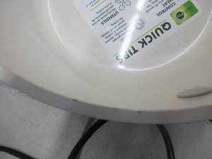 lot 629 image: GreenPan Reserve Hard Anodized Healthy Ceramic Nonstick 10 Piece Cookware Pots and Pans Set, Gold Handle, PFAS-Free, Dishwasher Safe, Oven Safe, Twilight Blue  SOME ARE SLIGHTLY DAMAGED ON THE RIM OTHERWISE IN GOOD CONDITION   SEE PICTURES FOR DETAILS