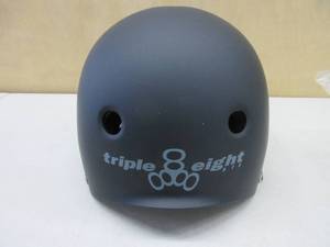 lot 631 image: Triple Eight Dual Certified Bike and Skateboard Helmet, Black Matte, X-Small  Small NEW