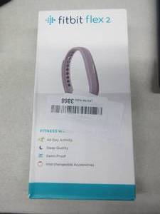 lot 637 image: Fitbit Flex 2 Smart Fitness Activity Tracker, Slim Wearable Waterproof Swimming and Sleep Monitor, Wireless Bluetooth Pedometer Wristband for Android and iOS, Step Counter and Calorie Counter Watch ELECTRONIC WORK, NEW