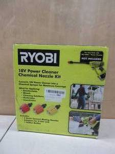 lot 668 image: RYOBI EZCLEAN Power Cleaner Chemical Nozzle KIT RY31MNK01 NEW