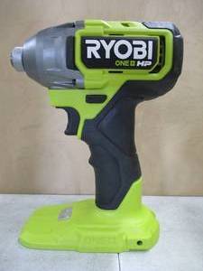 lot 717 image: RYOBI ONE HP 18V Brushless Cordless 14 in. Impact Driver (Tool Only) - PBLID01B - Slightly Used, Works