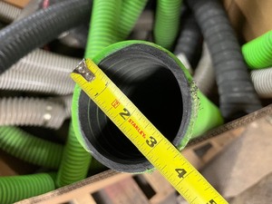 Assorted vacuum industrial style tubing, 3 12 inch diameter