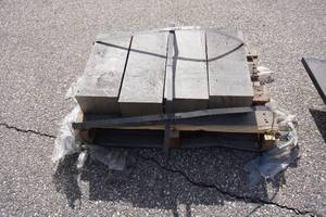 (4) Solid Steel Blocks 17 X 6.75 x 4.5