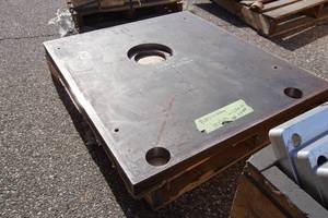 Large steel platform