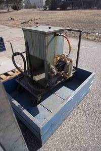 Double Diaphragm Pump on Steel Cart