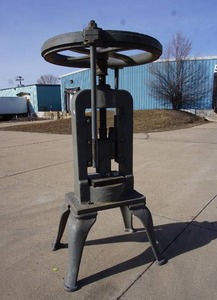 Gigantic 7-Ft. Fly Press By Beltmann American Industries