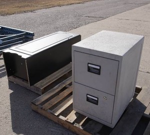 Storage Cabinet, Sentry Molded Plastic Metal Industrial File Cabinet