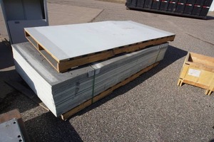 Pallet of Large Plastic Pieces