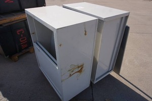 Metal Wall Mount Sliding-Door Cabinets...