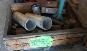 Wood Crate of Scrap Metal