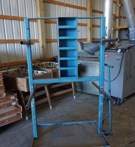 Steel Custom Built Portable Cart Work Station on Wheels...