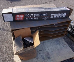 Grip-Rite Poly Sheeting, Wood File Storage Unit, Knobs