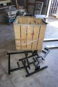 Cool Wood Crate of Metal Parts...